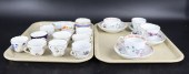 GROUPING OF MEISSEN CUPS, SAUC