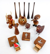 GROUPING OF MID-CENTURY TEAK O