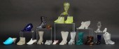 GROUPING OF MINIATURE GLASS SH