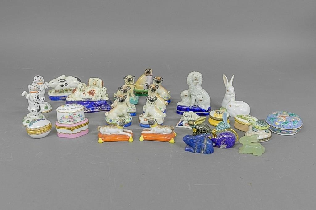 Grouping of miniature, mostly