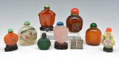 GROUPING OF NINE CHINESE SNUFF