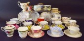GROUPING OF PORCELAIN CUPS & S