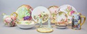 GROUPING OF PORCELAIN PLATES,