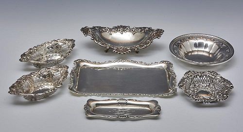 GROUPING OF SEVEN STERLING