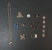 GROUPING OF SILVER JEWELRYLot