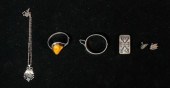 GROUPING OF SILVER JEWELRYLot