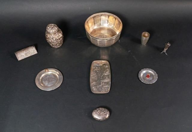 GROUPING OF SILVER & SILVERPLATE