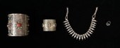 GROUPING OF SILVER TRIBAL JEWE