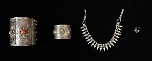 GROUPING OF SILVER TRIBAL