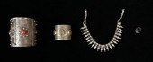 GROUPING OF SILVER TRIBAL JEWE