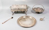 GROUPING OF SILVERPLATE5 piece