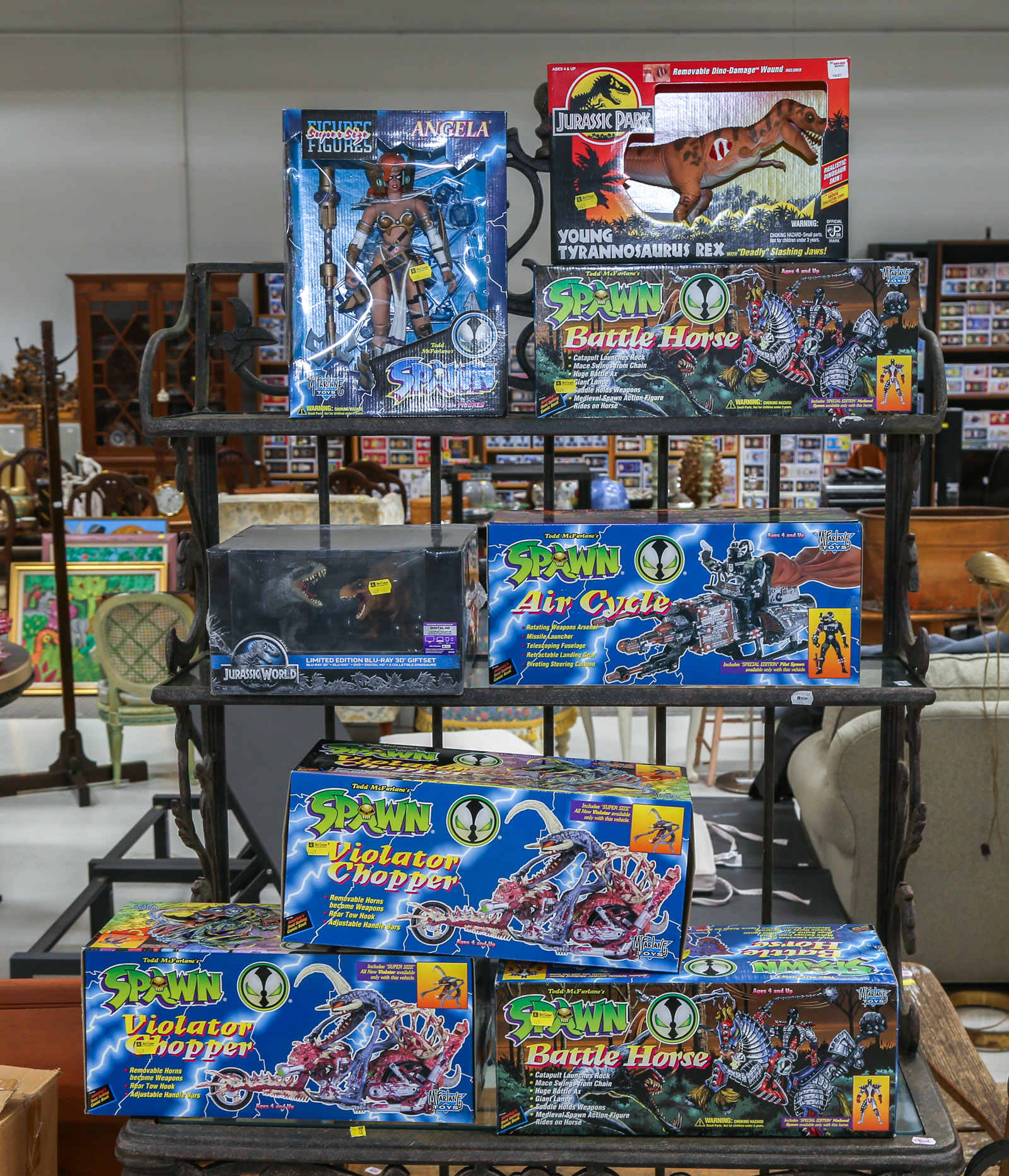 GROUPING OF SPAWN ACTION FIGURE