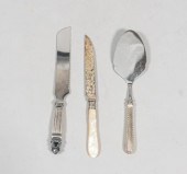 GROUPING OF STERLING HANDLED S