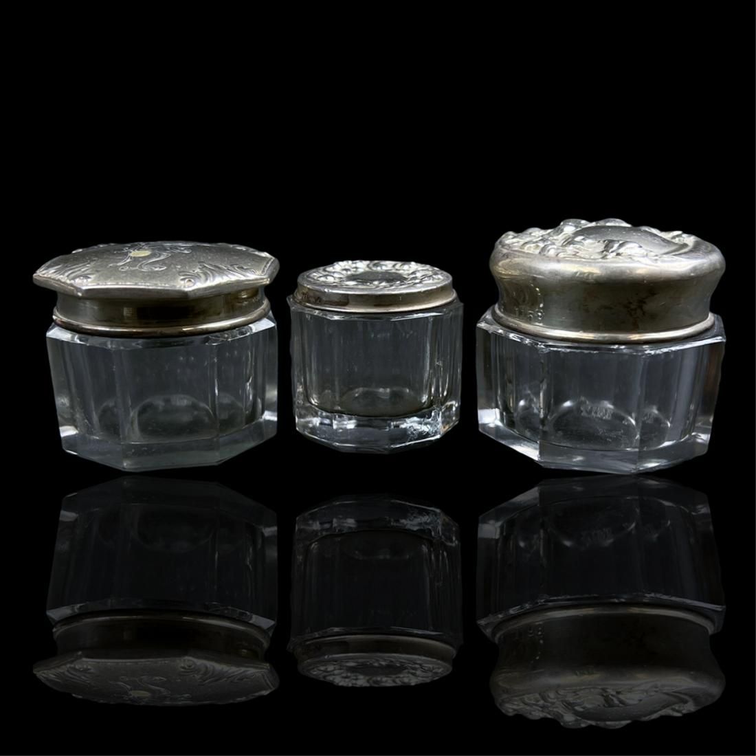 GROUPING OF THEE VINTAGE SILVER
