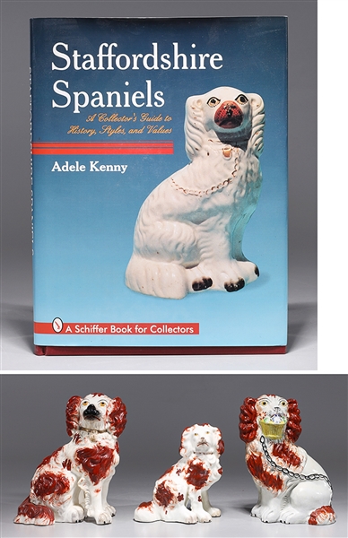 Grouping of three Staffordshire