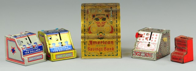 GROUPING OF TIN CASH REGISTER BANKS