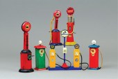 GROUPING OF TOY FUEL PUMPS All