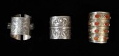 GROUPING OF TRIBAL SILVER CUFF