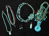 Grouping of Turquoise Jewelryt