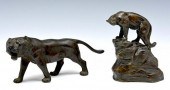 GROUPING OF TWO BRONZES.Groupi