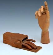 GROUPING OF TWO WOOD NOVELTY M