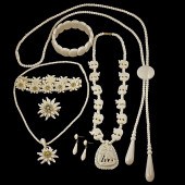 Grouping of Unsigned Ivory Jew