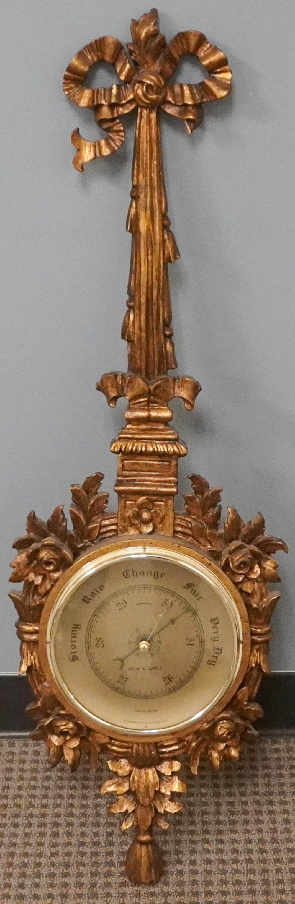 GROW & CUTTLE ENGLISH GILT WOOD