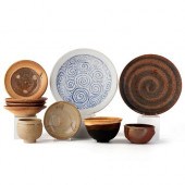 GRP: 10 STUDIO POTTERY VESSELS