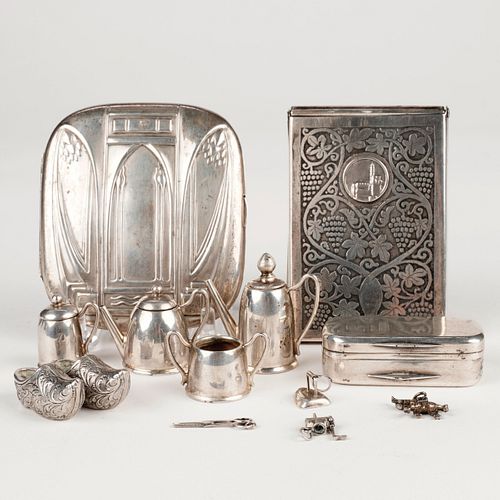 GRP: 13 SILVER WARES - MINIATURES