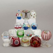 GRP: 15 SHAPED GLASS MILLEFIOR