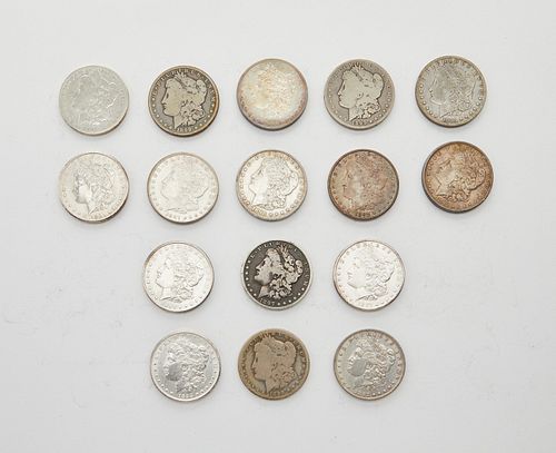 GRP: 16 MORGAN SILVER DOLLARS