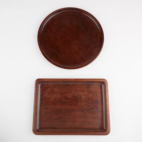GRP: 2 18TH C. CHINESE CARVED