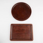 GRP: 2 18TH C. CHINESE CARVED