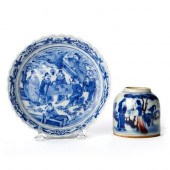 GRP: 2 18TH C. CHINESE BLUE &
