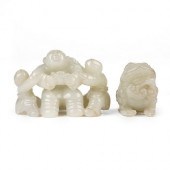 GRP: 2 20TH C. CHINESE JADE CA