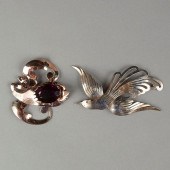 GRP: 2 20TH C. SILVER GILT RHI