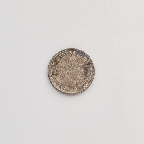 GRP: 2 BARBER DIMES 1892 PCGS