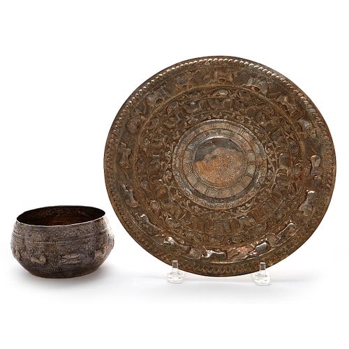 GRP: 2 BURMESE THAI SILVER ANIMAL