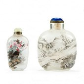 GRP: 2 CHINESE INSIDE PAINTED