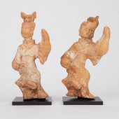 GRP: 2 CHINESE TERRACOTTA TOMB