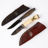GRP: 2 CUSTOM KNIVES - HEBEISE