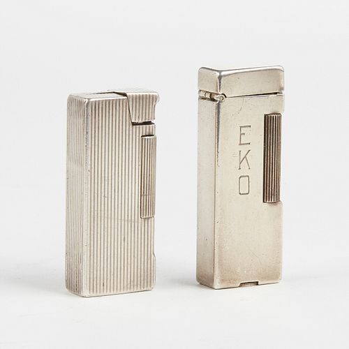 GRP: 2 DUNHILL SOLID STERLING