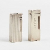 GRP: 2 DUNHILL SOLID STERLING