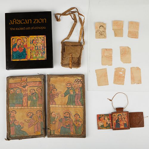 GRP: 2 ETHIOPIAN ICONS COPTIC