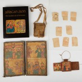 GRP: 2 ETHIOPIAN ICONS COPTIC