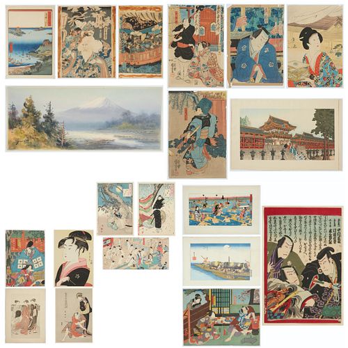 GRP: 20 JAPANESE WOODBLOCK PRINTS