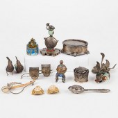 GRP: 20TH C. SILVER OBJECTS -