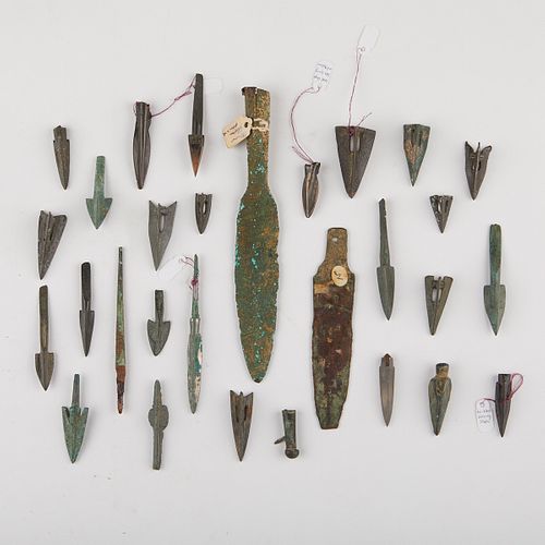 GRP: 29 CHINESE BRONZE BLADES &
