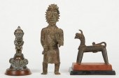 GRP: 3 20TH C. AFRICAN BRONZE