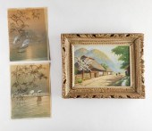 GRP: 3 20TH C. JAPANESE WATERC